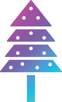 Pine tree Vector Icon