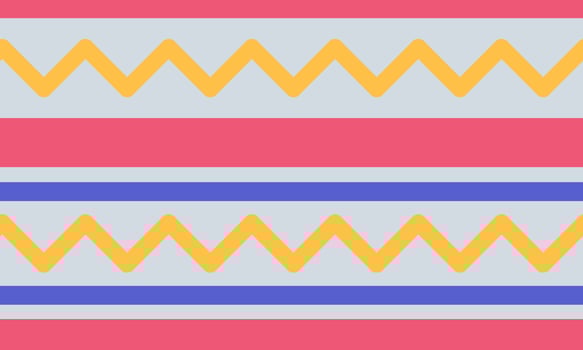 Seamless pattern background theme, color straight lines and pretty zigzag lines vector