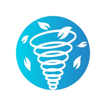 Air tornado Icon vector