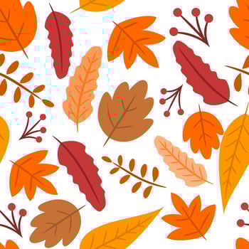 Autumn Fall Pattern Seamless vector
