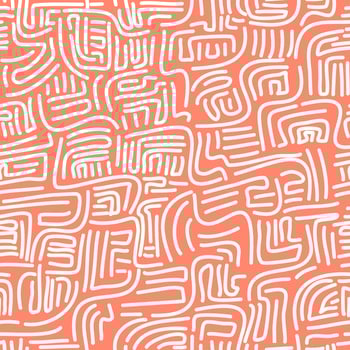 Abstract Hand Drawn Pattern Seamless vector