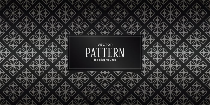 Art deco golden geometric seamless patterns background, luxury ornaments. Premium Vector