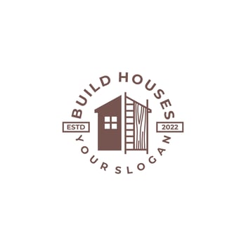 build home logo design inspiration vector