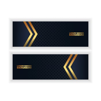 luxury background light with abstract color modern technology banner gold vector