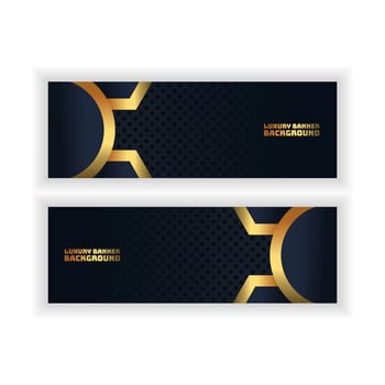 luxury background light with abstract color modern technology banner gold vector