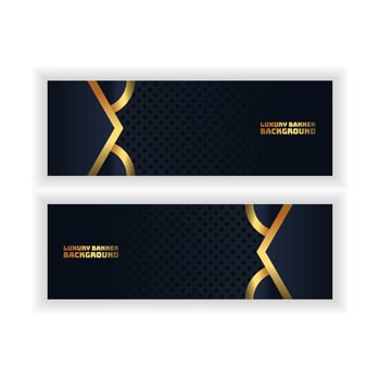 luxury background light with abstract color modern technology banner gold vector