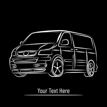 Car Garage Silhouette Logo Vector Design Illustration