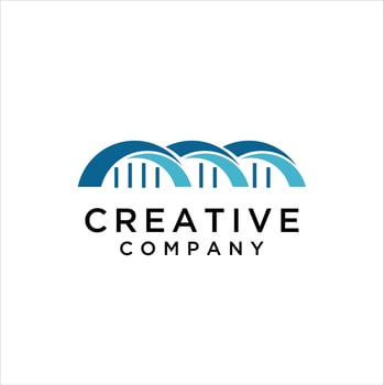 bridge logo, icon, symbol, design template vector