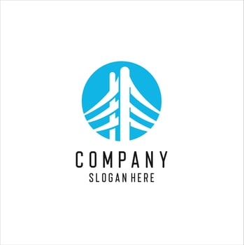 Bridge Corporation Logo Design Template vector