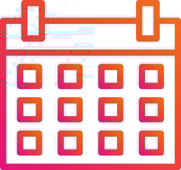 Calendar Vector Icon Design Illustration
