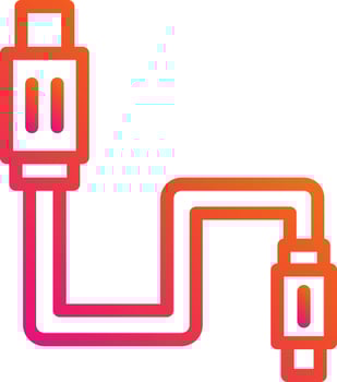 Cable Vector Icon Design Illustration