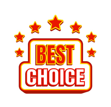best choice banner vector