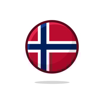 Norway Flag Icon vector
