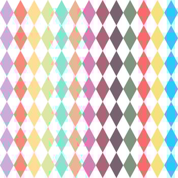 Abstract colorful mosaic. Seamless pattern of geometric shapes. vector
