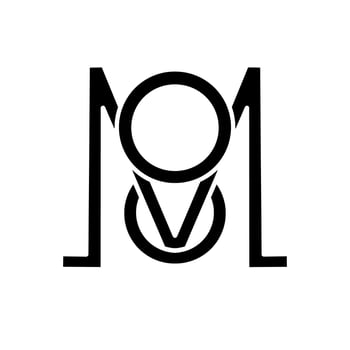 M8 logo vector illustration design