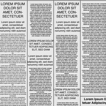 newspaper design template vector