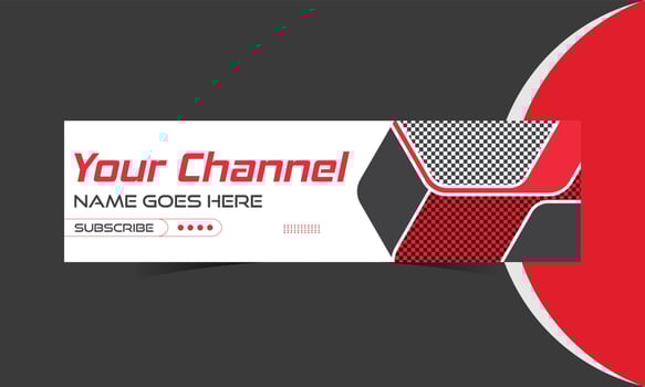 Cover design for social media vector