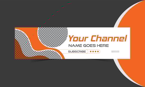 Cover design for social media vector