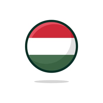 Hungary Flag Icon vector