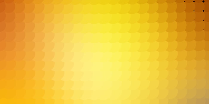 Dark Yellow vector template with circles.