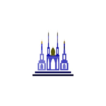 mosque logo image vector illustration design