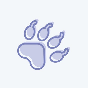 Icon Fauna. suitable for education symbol. two tone style. simple design editable. design template vector. simple illustration vector