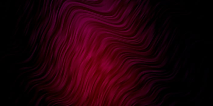 Dark Pink vector background with wry lines.