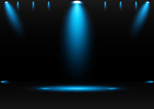 graphics design Spot light with gray background vector