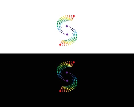S letter logo and icon design vector. vector