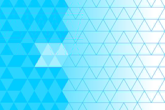 Half screen blue diamond background with nice triangle lines vector