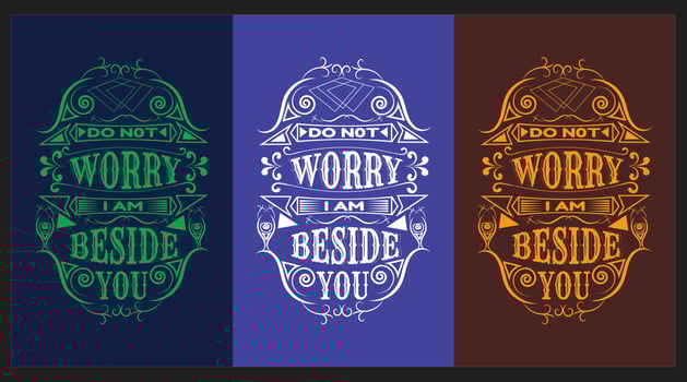 Calligraphy Graphical Elements Motivational Quotes Typography For T-shirt Design, frame, poster Design Template vector