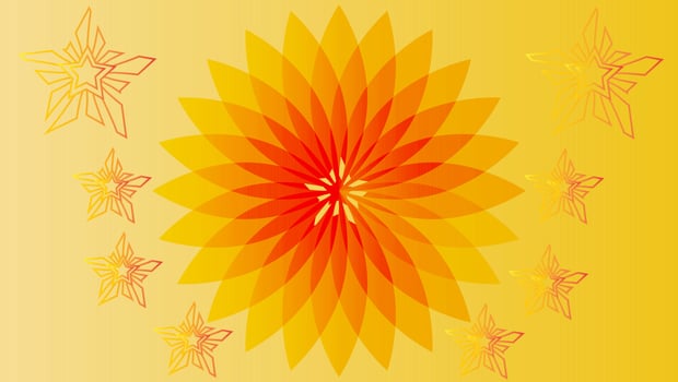 star gradient background design, modern star background vector