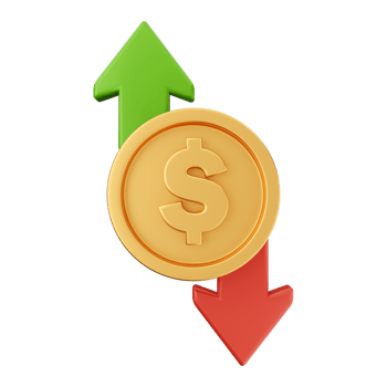 3d money coin currency dollar illustration png