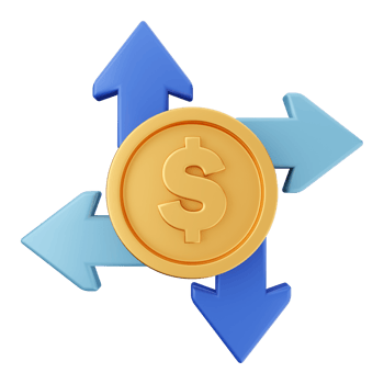 3d money coin icon illustration png