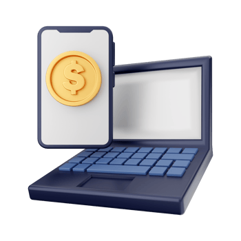 3d money coin icon illustration png