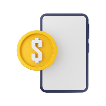 3d money coin icon illustration png