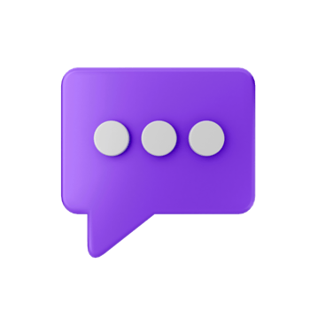 3d chat mail message notification chatting illustration png