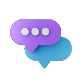3d chat mail message notification chatting illustration png