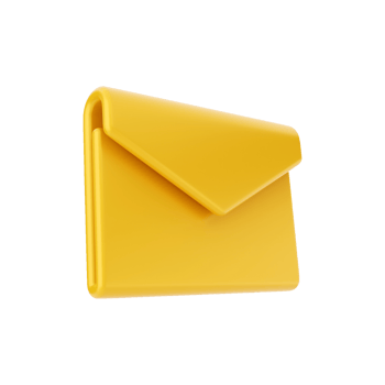 3d mail email message icon illustration png