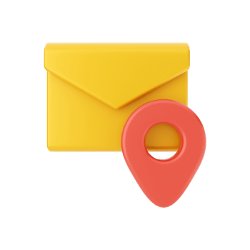 3d mail email message icon illustration png