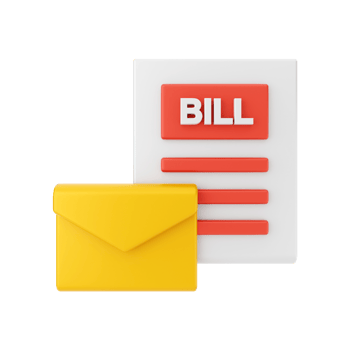 3d mail email message icon illustration png