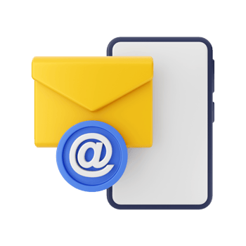 3d mail email message icon illustration png