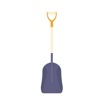 Shovel Flat Illustration. Clean Icon Design Element on Isolated White Background vector