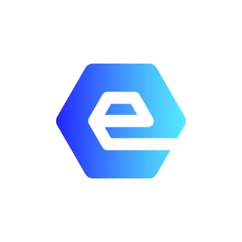 Letter E logo icon design template elements. vector illustration