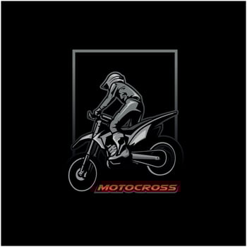 motocross trails adventure illustration vector