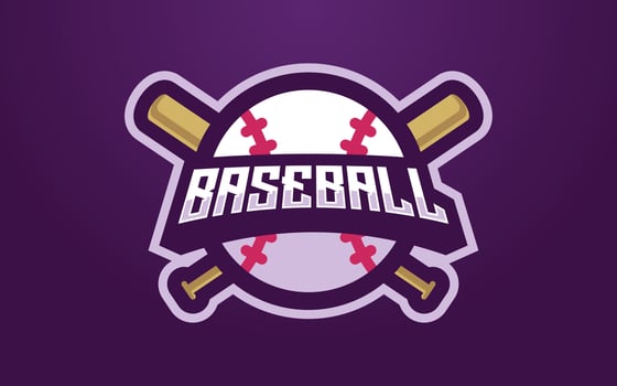 Baseball Club Logo for Sports Team and Tournament vector