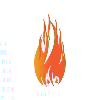 fire logo  vector illustration design