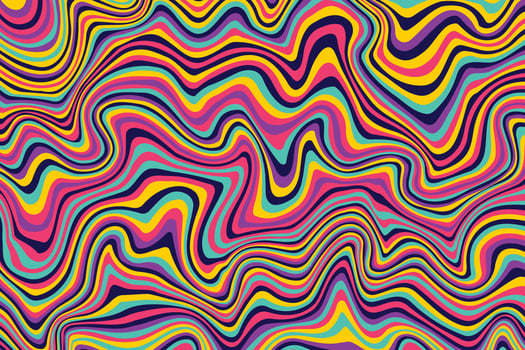 Abstract psychedelic groovy background. Abstract background. vector