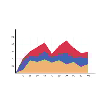 Graph Chart vector for website symbol icon presentation
