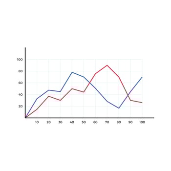 Graph Chart vector for website symbol icon presentation